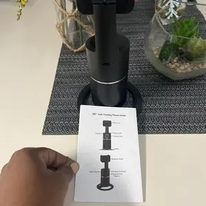 Product Review of auto Face Tracking Tripod, Mother's Day Gift,No App Required, 360° Rotation Face Body Phone Camera Mount Smart Shooting Phone Tracking Holder for Live Vlog Streaming Video, Rechargeable Battery Accessories Selfie from C**a S**’