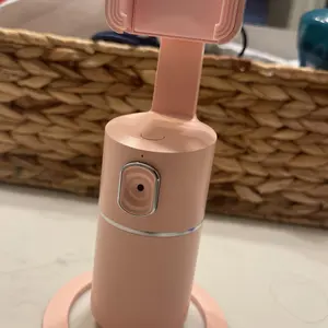 Product Review of auto Face Tracking Tripod, Mother's Day Gift,No App Required, 360° Rotation Face Body Phone Camera Mount Smart Shooting Phone Tracking Holder for Live Vlog Streaming Video, Rechargeable Battery Accessories Selfie from B**a