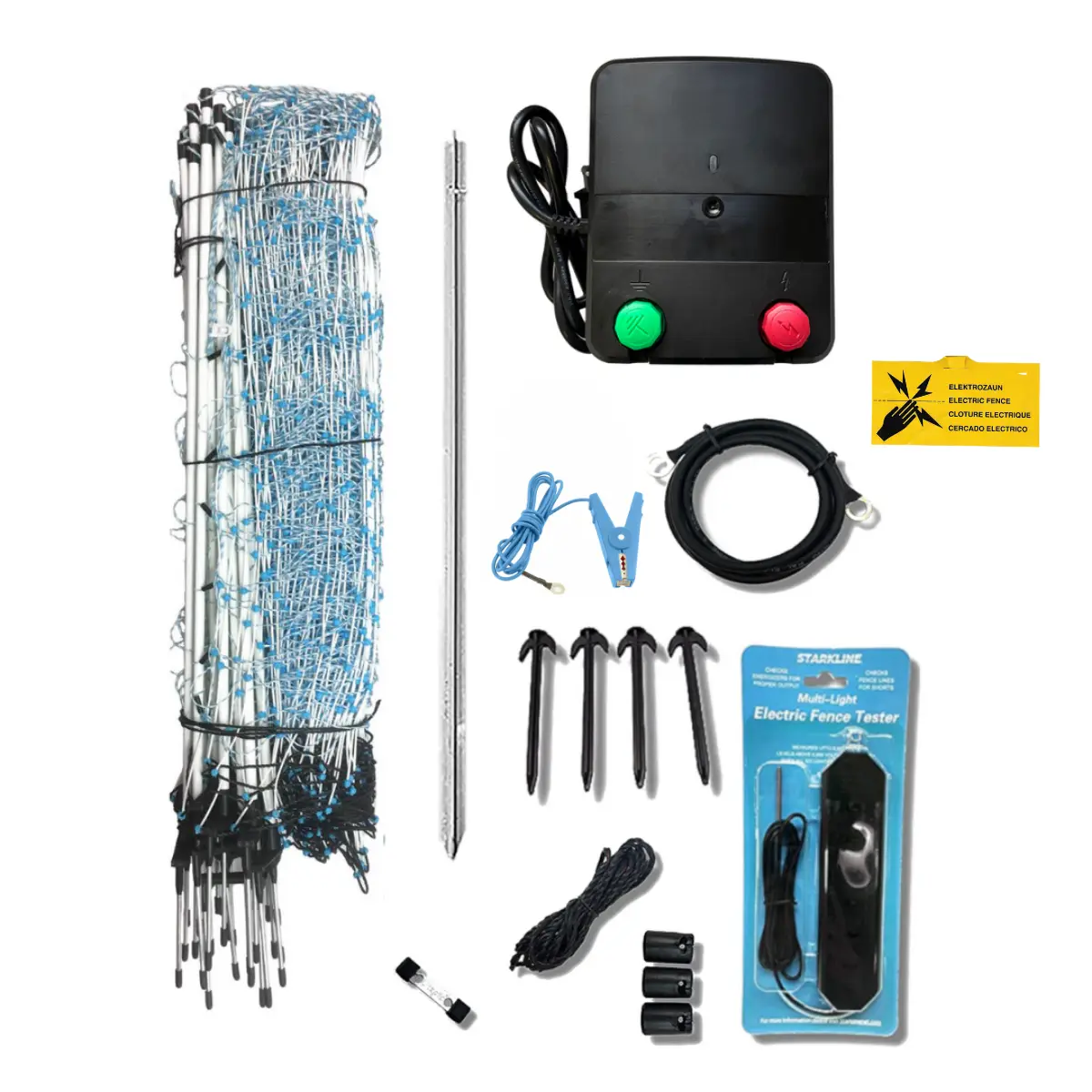 Premium Electric Fence for Goat & Sheep Netting Kit