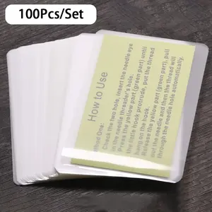 100 Pcs/Set Laminating Pouches， 2.6x3.8 Inches， Lamination Sheets，Letter Size，Thermal Laminating Pouches，For Laminator，Office/School Supplies，Protect Documents/Photos/Recipes，Diy Crafts，Viral Laminating Sheets，Laminating Sheets，Budget Office Supplies