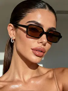 Unisex Rectangular Sunglasses, Ideal for Work, Outdoor Activities, Parties, Fishing, Travel, Driving, Music Festivals, Summer Events