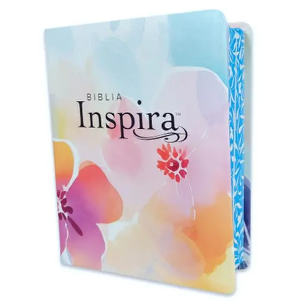 Biblia Inspira Ilustrada con Margen Amplio NTV, imit piel paraíso floral