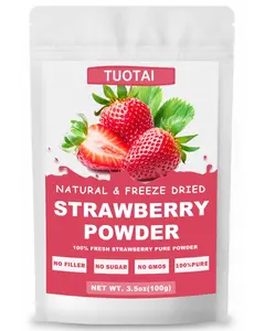Freeze Dried Strawberry Powder, 3.5 Ounces, Strawberry Powder for Smoothie, Cake, Drinks and Baking Food