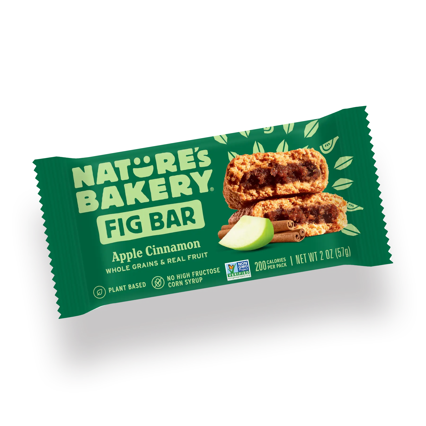 Whole Wheat Fig Bars Apple Cinnamon 6 Count (Twin Pack) Carton