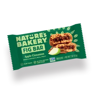 Whole Wheat Fig Bars Apple Cinnamon 6 Count (Twin Pack) Carton