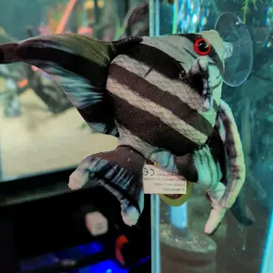 Blue Zebra Angel Plush