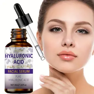 Kuzino 30ml Hyaluronic Acid Facial Serum Pure Micro Sculpting for Hydration and Radiance Skin Repair Moisture Moisturizer Cleansing Cream Dropper Evening Gentle Sensitive Hydrate Moisturizing