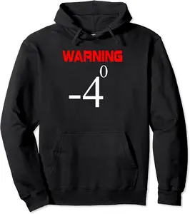 Funny weather temperature is minus 4 degrees, go to toilet Pullover Hoodie - Ismaellc Shop 32B0CK7HPGJW