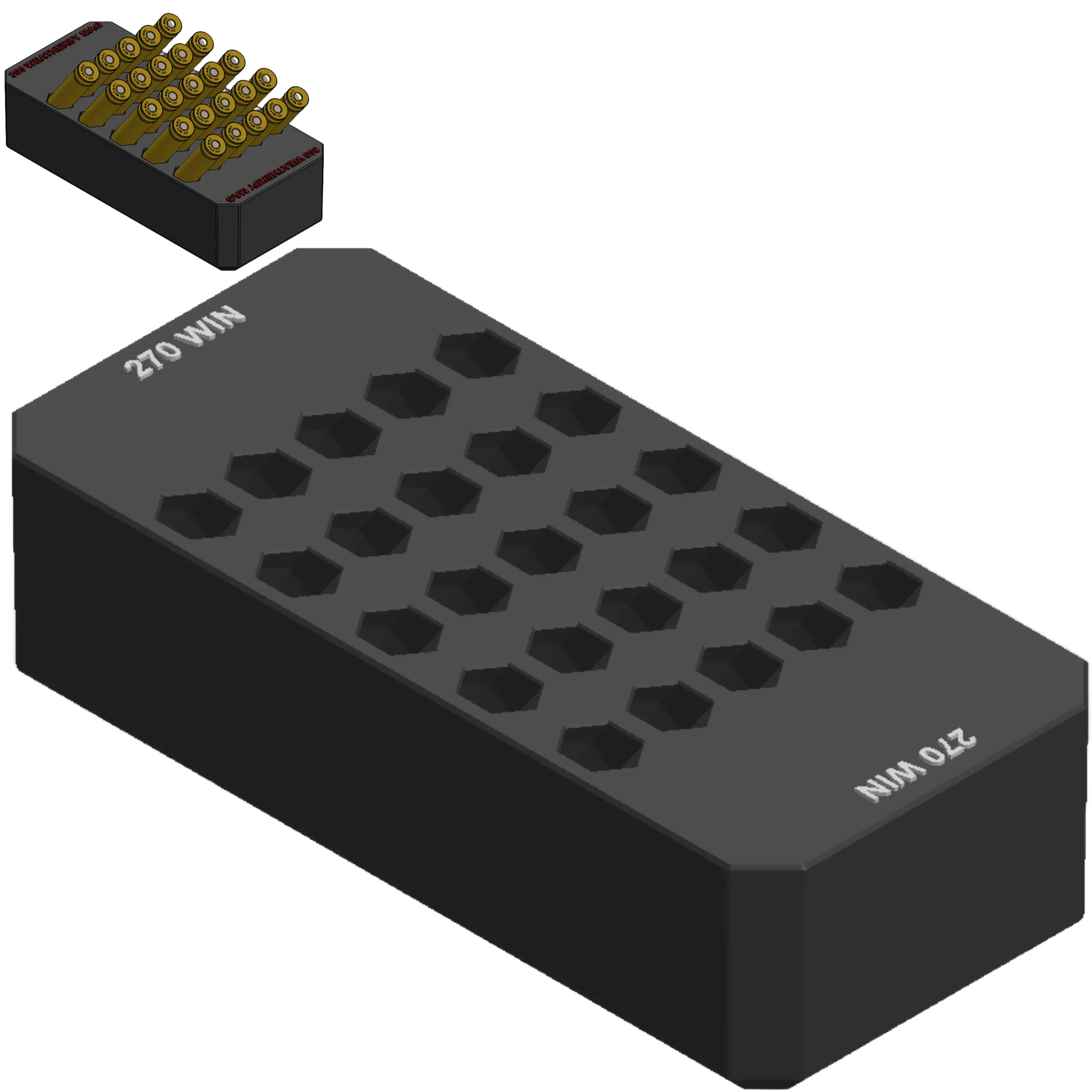 LARGE TRAY 270 WIN WHITE