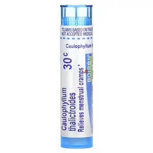 Boiron Caulophyllum Thalictroides, 30C, Cramp Relief, Approx 80 Pellets
