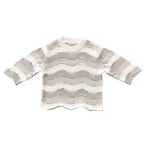 Wave Sweater - Trio Sand