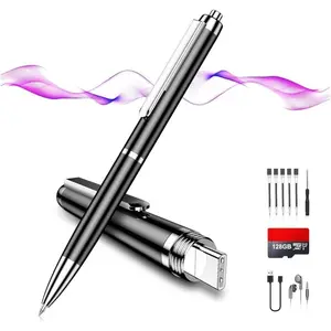 128GB Voice Activated Recorder Device -  Digital Voice Recorder with AI Noise Reduction, Portable Recording Device for Meetings, Interviews, Lectures, Work