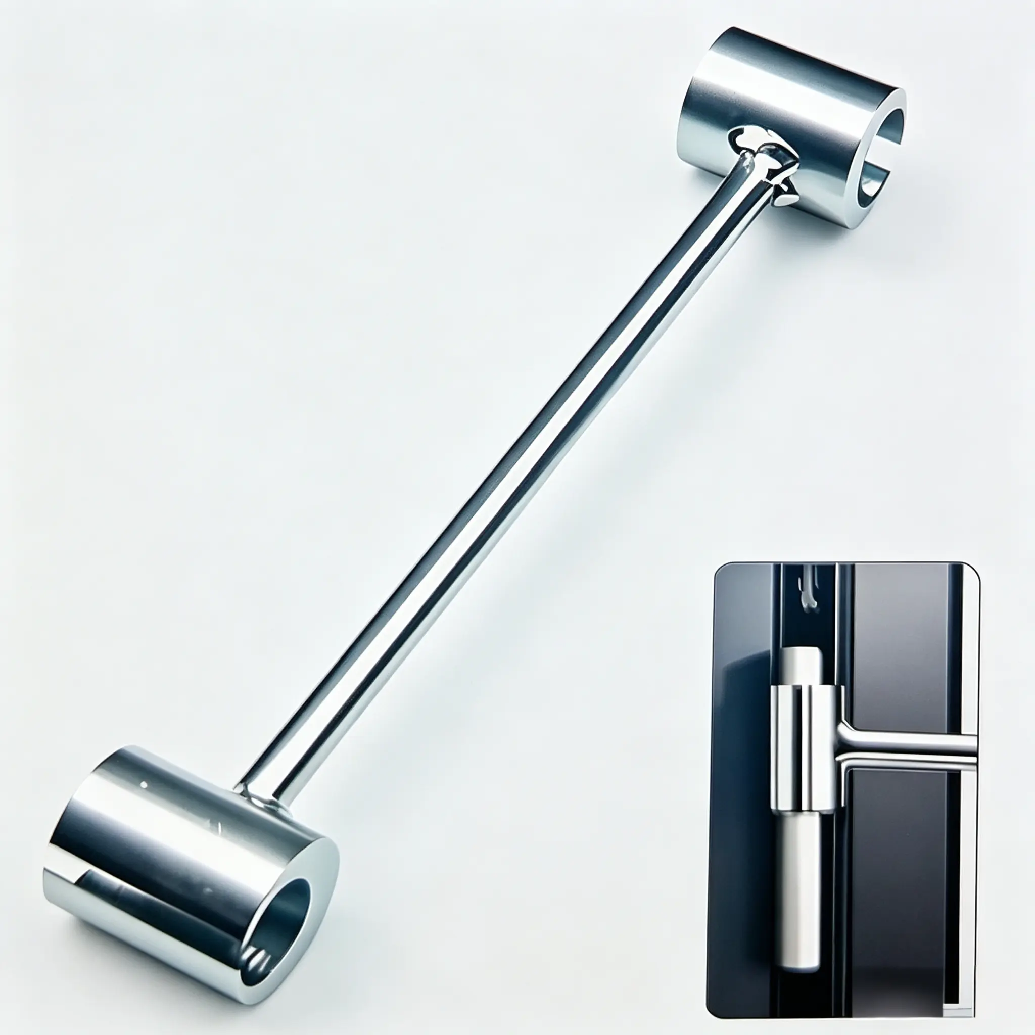 Door Hinge Adjustment Tool, Dual Head Door Hinge Adjustment Wrench, Heavy Duty 8-19mm Flag Hinge Gap Adjusting Tool, Universal Steel Door Hinge Repair Tool For Fire Security Cleanroom & Residential Doors