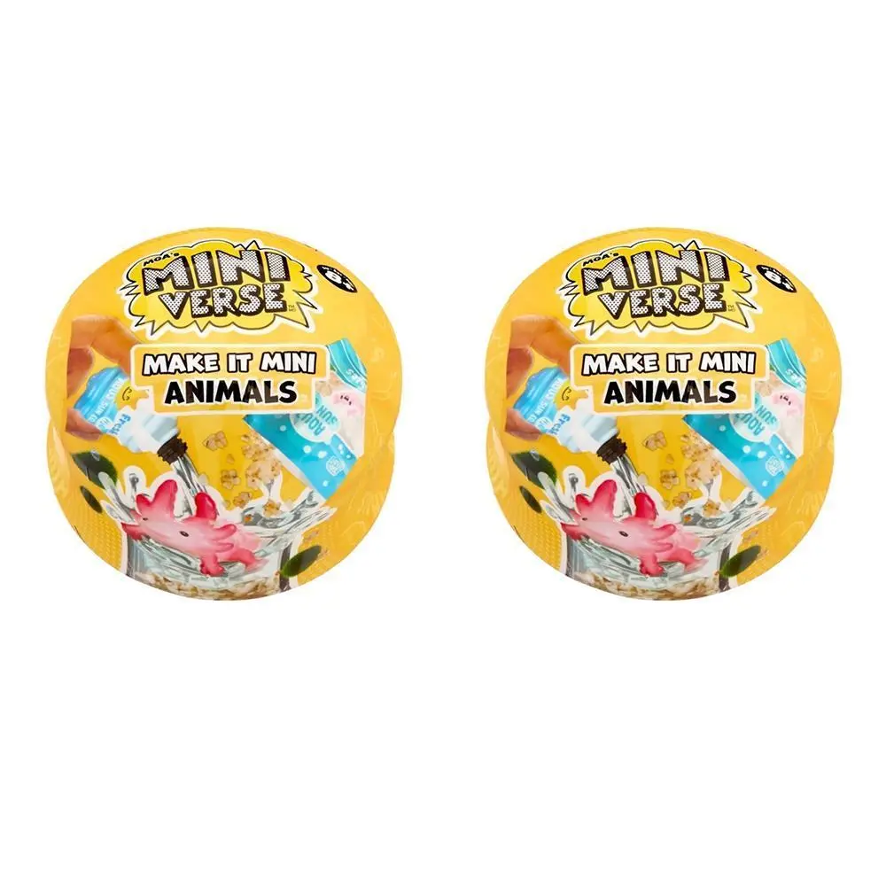 New Miniiverse Blind Box Genuine Mystery Box Animal Series Diy Figures Includes Hamster & Dutch Pig Ideal Birthday Gift Toy