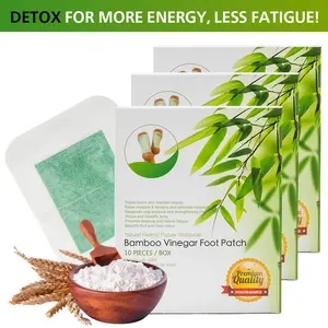 【ValentinesDay Gift】Natural Detox Foot Patches  with Bamboo Vinegar & Tourmaline |   Buy 1 Get 2 Free |   3 Box Set for Relaxation, Overnight Cleansing & Wellness Support