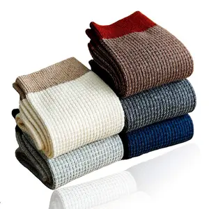 5 Pairs Men's Cotton Knitted Socks Dress and Casual & Mens All-season Crew Socks 5 Pairs Men's Cotton Knitted Socks Dress and Casual & Mens All-season Crew Socks