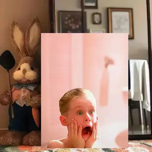 Canvas Print Poster - Kevin McCallister Bathroom Wall Art, Modern Humorous Decor for Living Room, Bedroom, Office, Dining Area, Waterproof Artwork, Perfect Gift Idea, Bedroom Artwork |   Vertical Canvas Print |    Canvas, Bathroom Wall Decor