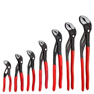 "Two-piece quick-release water pump wrench, large + small size" wrench, cobra water pump handle push button, durable tool, suitable for plumbing tasks, easy to operate, suitable for both household use and professional work. Durable, parallel smooth jaws