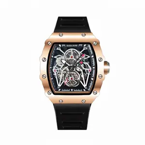 Raksa Duke 895B Square Skeleton Automatic Luxury Watch – Sport Business Series – 42mm