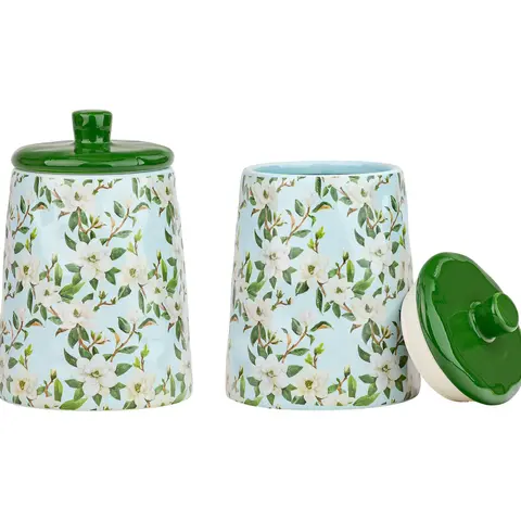 10 Strawberry Street Set of 2 Bella Canisters