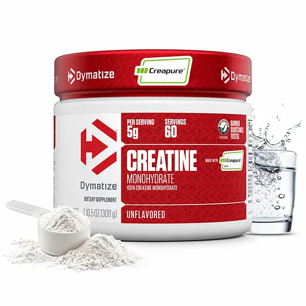 Creatine Monohydrate Powder with Creapure, 5g per Serving, Micronized Creatine for Women & Men, Supports Strength, Muscle Performance & Recovery, Gluten-Free, 300g, 60 Servings