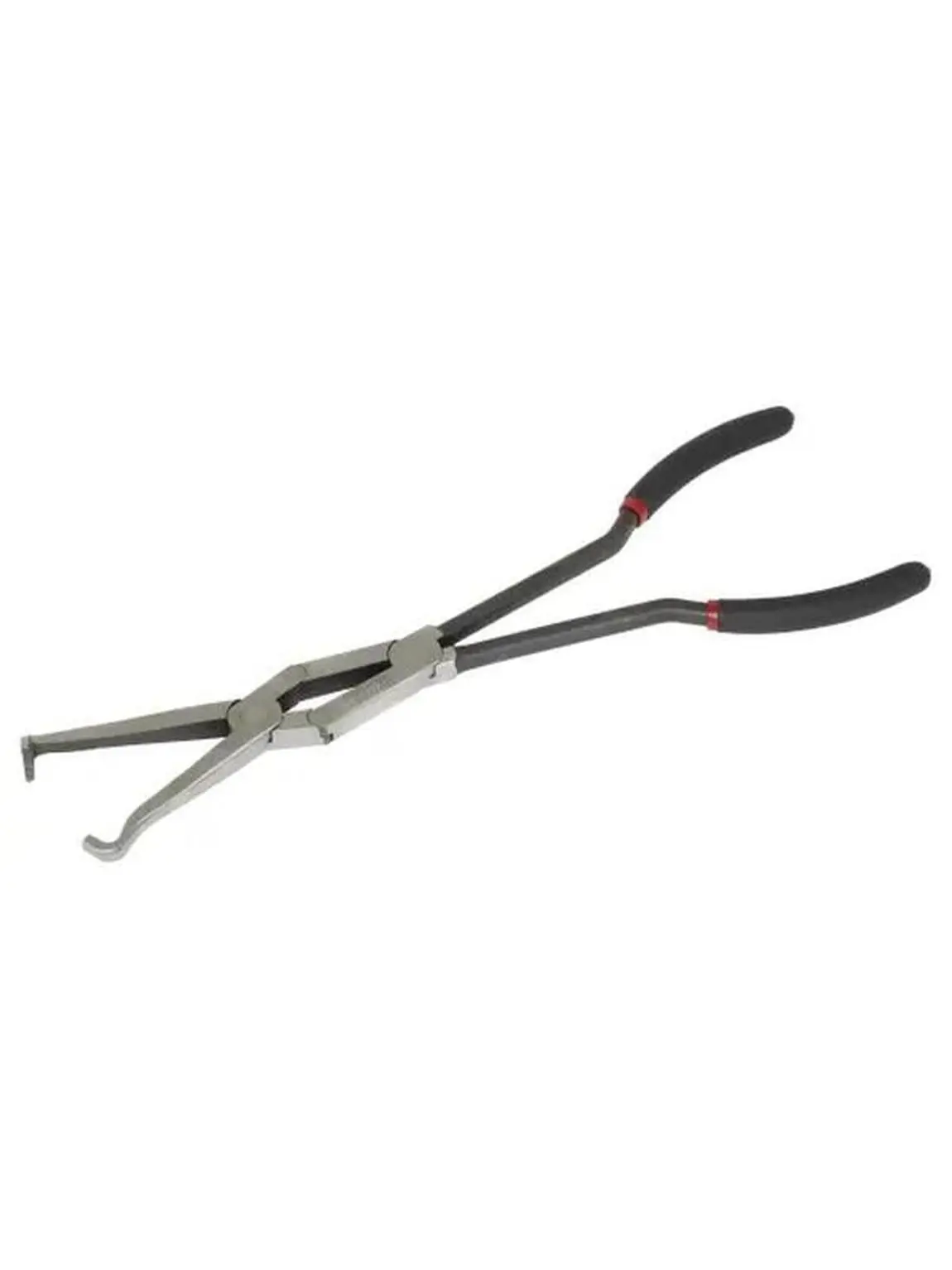 Lisle LIS37970 Long Reach Electrical Disconnect Pliers with Dual Grips, Extra Reach Design for Hand Tool Applications, Plastic Clip Removal Pliers & Pincers
