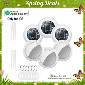 [Spring Deals] Coucur 2026 GPS Tracker(iOS Only) for Car & Keys,Mini Trackers Device with Weatherproof Magnetic Case-No Monthly Fee-Best Hidden GPS Trackers,Global Coverage Location Tracker,Anti-lost Device,For Apple Find My (iOS Only) For iPhone