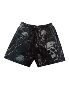 FEAR TREE CAMO SHORTS - BLACK