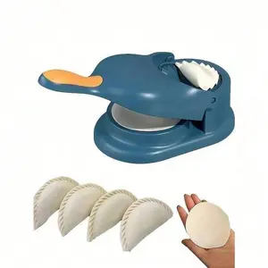 2-In-1 Multifunctional Dumpling Maker – All-In-One Manual Pressing Tool and Molding Set for Effortlessly Cutting Dumpling Wrappers and Perfectly Shaping Dumplings