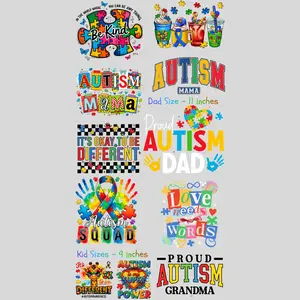 Autism Bundle (11 images) - DTF Transfer