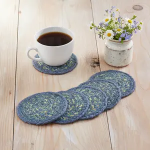 Sea Glass Braided Coasters