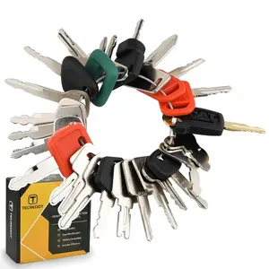 KDO 25 Heavy Equipment Keys, Master Key Set for Cat Caterpillar John Deere Case Bobcat JLG JCB Volvo Hyster Ford New Holland Yanmar Takeuchi Kubota Komatsu Construction Heavy Equipment Machine