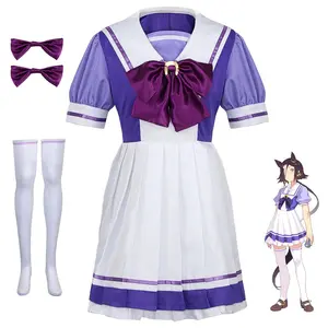 Racing girl cosplay costume Tracy summer short sleeved school uniform JK uniform anime game cosplay costume