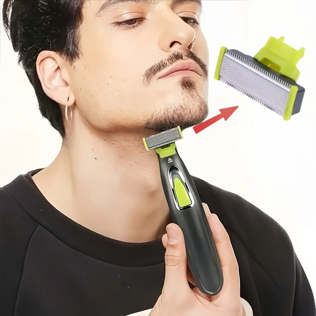 Replacement Facial Beard Trimmer Razor Head Blade Cutting Accessories, Compatible with Mlg Norelco Electric Shaver Series, Durable and Precise Design, Shaver Foil, Shaver Razors