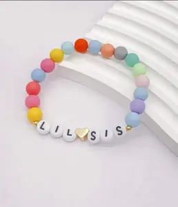 Multicolor Beaded Lil Sis bracelet