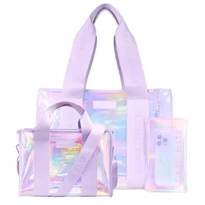 Beach Tote Bundle - Soap Bubble Beach Tote + Mini Beach Tote