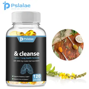 Pslalae 15-in-1 Mullein Leaf Extract | Breathe Cleanse Lung Immune Health Comfort & Detox Support | Plantain Leaf Extract