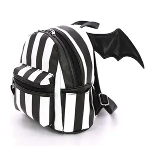 Gothic Mini Bat Wing Backpack - High Quality Vinyl Material