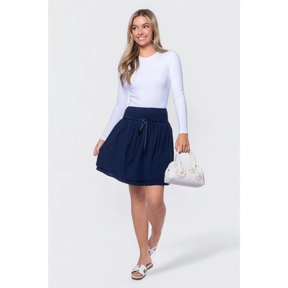 Avery Skirt 20" (Navy)