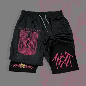 Sleep Token Band Unisex Vintage Washed Cotton Vest | shorts | Washed T-shirt | Cotton T-shirt | Cotton Hoodie | Washed Hoodie | Zipper Hoodie | Baseball Cap, Retro Band Print Sleeveless Shirt, Casual Regular Fit, Perfect Boyfriend Gift