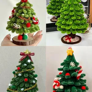 Colorful Twisty Ties Christmas Tree Decorations