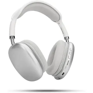 Wireless Bluetooth Over Ear Headphones Up to 28H Battery Life Headset with Microphone Gym Overhead Headphones Compatible with iOS & Android Mobile Phones, Computers, Laptop (Sliver)