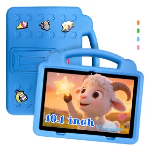 10.1 Inch Android Tablet for Education and Entertainment, Student Tablets, 64GB Expandable to 1tb, 5g WiFi, HD Display with Parental Controls and Eva Case, Perfect Holiday Gift,No Adapter Included, Pink/Blue/Green/Orange