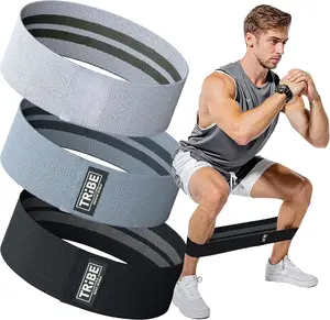Fabric Resistance Bands for  - Workout Bands Resistance Bands for Men and Women - Booty Bands for Working Out - Exercise Bands Resistance Bands Set - Elastic Bands for Exercise