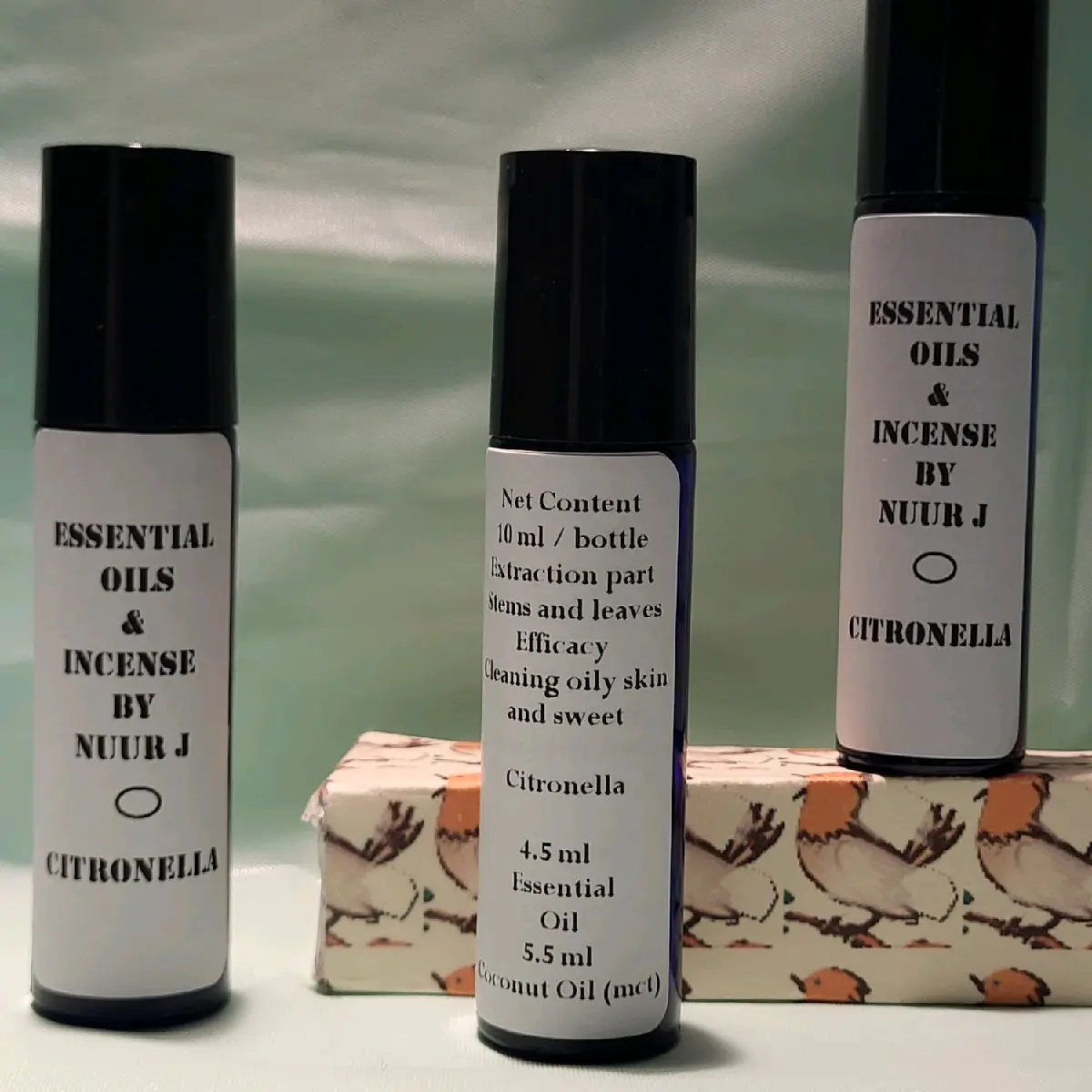 Essential Oil Citronella/Fractionated Coconut Oil carrier Body Care Scent Cosmetic Comfort Plant Blend