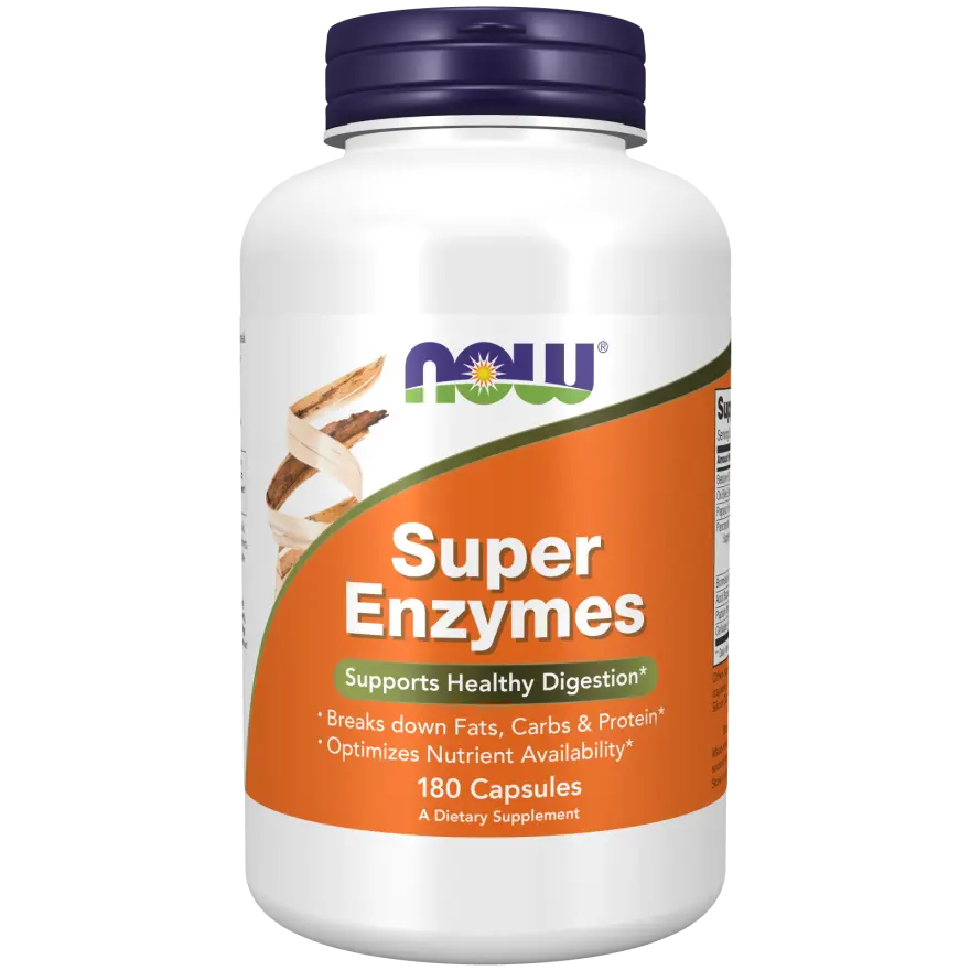 Super Enzyme Caps 180 Caps by Now Foods