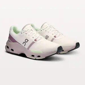 On Women's Cloudpulse Running Shoes, Ivory & Fade - Full Size