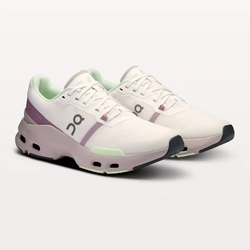 On Women's Cloudpulse Running Shoes, Ivory & Fade - Full Size