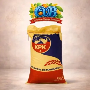KPK Riz Local de Maribaroux Premium Haitian Rice 25 lb - Caribbean Vintage Boutique Quality Rice