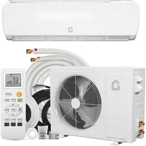 18000 BTU Mini Split ACHeating System 19 SEER2 230V Ductless Split-System Air Conditioner with Heat Pump Pre-Charged Condenser 1250 sq ft Coverage Full Function Remote Control Installation Kit